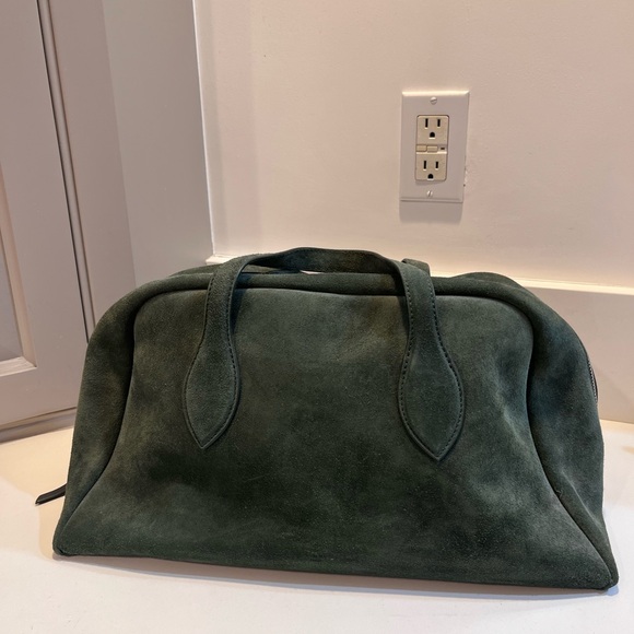CELINE GREEN SUEDE BAG - Picture 4 of 16